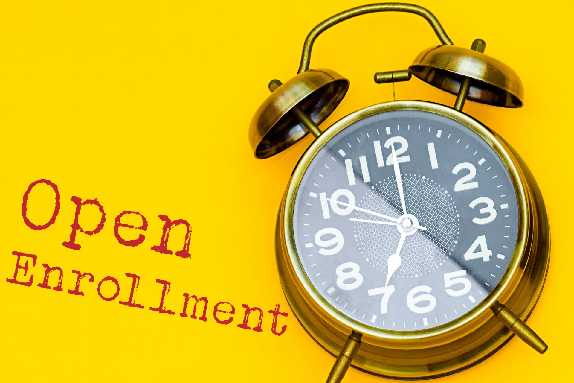 Open Enrollment - Clock